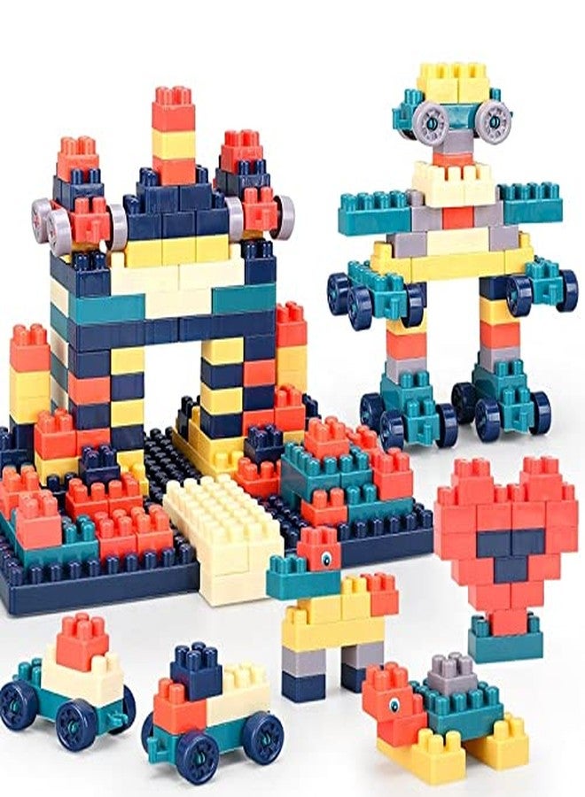 PULSBERY Building Blocks Game Toy Set for 3-8 Years Old Kids Boys & Girls,Multi Color,200 Piece (Kids Block Toy) - Image 3